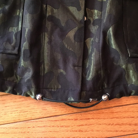 Lane Bryant CAMOUFLAGE COTTON BLEND HOODED LIGHTWEIGHT JACKET size 18/20 - Picture 5 of 10